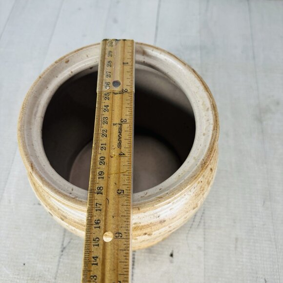 Vintage GT Mark 600/110 Speckle Rustic Farmhouse Canadian Stoneware Canister Jar - Picture 13 of 16